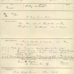 Soldier packet page