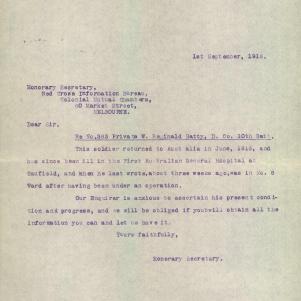 Soldier packet page
