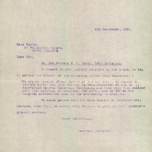 Soldier packet page