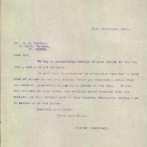 Soldier packet page