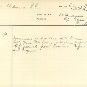 Soldier packet page