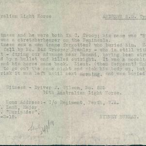 Soldier packet page