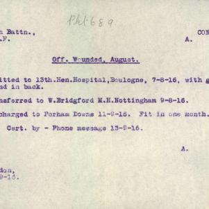 Soldier packet page