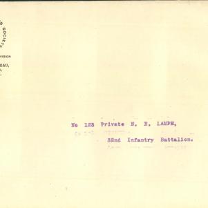 Soldier packet page