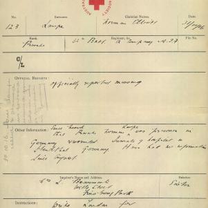 Soldier packet page