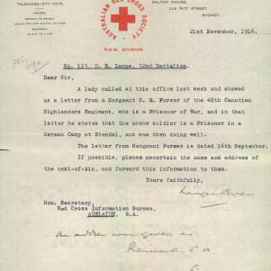 Soldier packet page