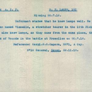 Soldier packet page