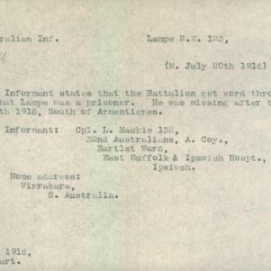 Soldier packet page