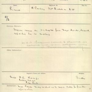 Soldier packet page