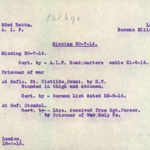 Soldier packet page