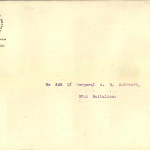 Soldier packet page