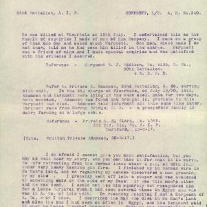 Soldier packet page