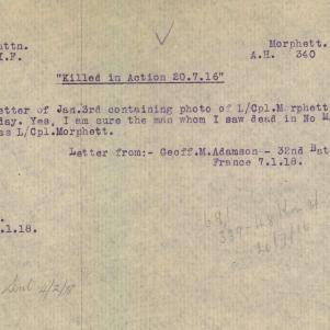 Soldier packet page