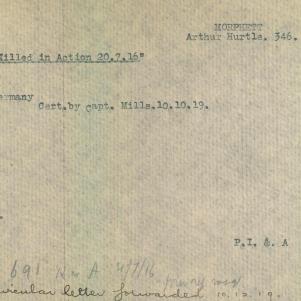 Soldier packet page