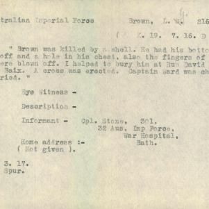 Soldier packet page