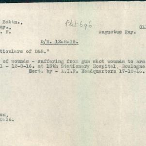 Soldier packet page