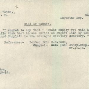 Soldier packet page