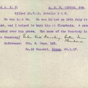 Soldier packet page