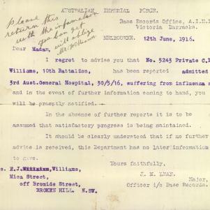 Soldier packet page
