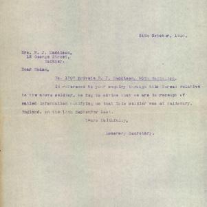 Soldier packet page