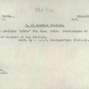 Soldier packet page