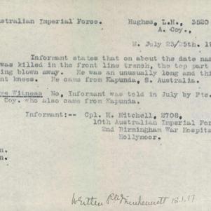 Soldier packet page