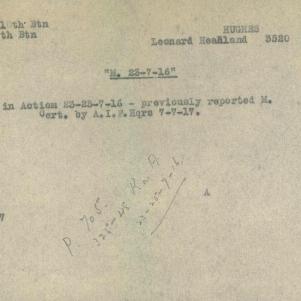 Soldier packet page