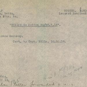 Soldier packet page