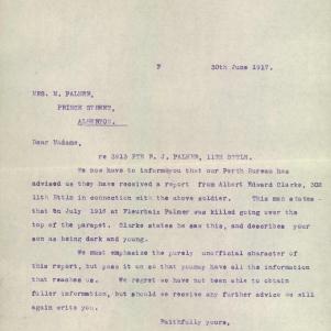 Soldier packet page