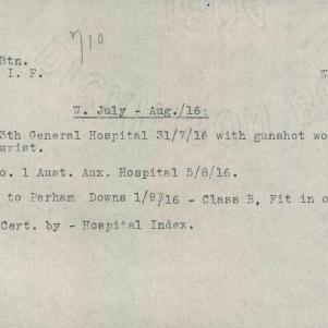 Soldier packet page