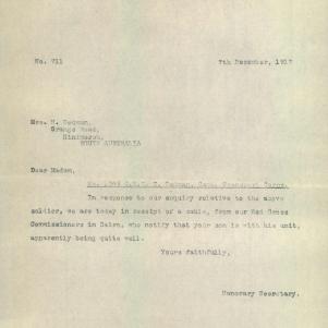 Soldier packet page