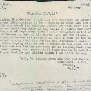 Soldier packet page