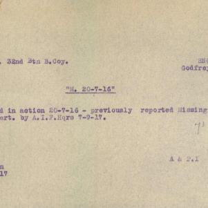Soldier packet page