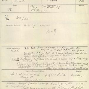 Soldier packet page