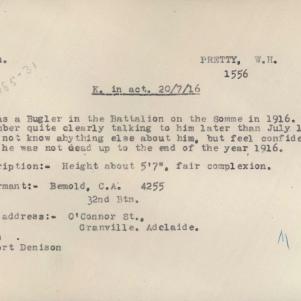 Soldier packet page