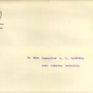 Soldier packet page