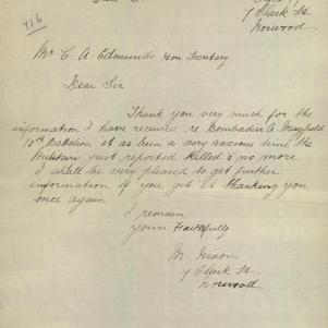 Soldier packet page