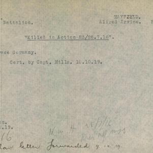 Soldier packet page