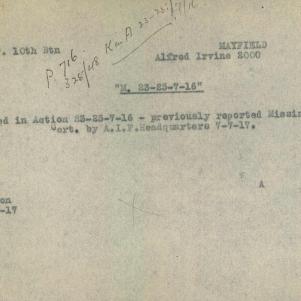 Soldier packet page