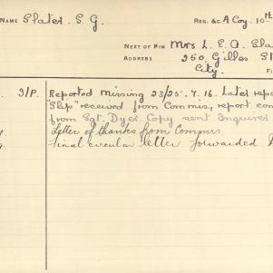 Soldier packet page