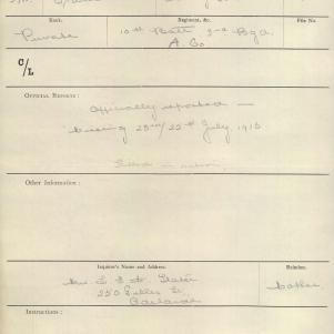 Soldier packet page