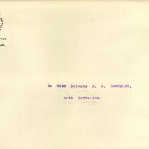 Soldier packet page