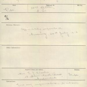Soldier packet page