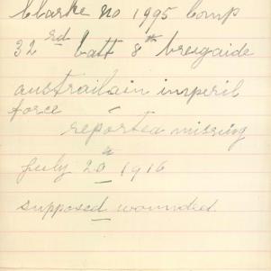 Soldier packet page