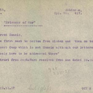 Soldier packet page