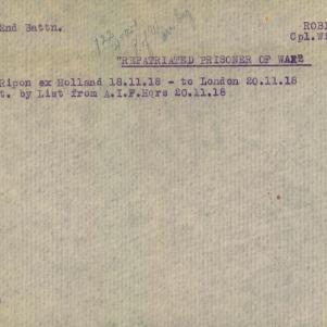 Soldier packet page