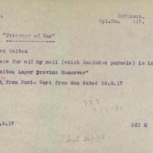 Soldier packet page
