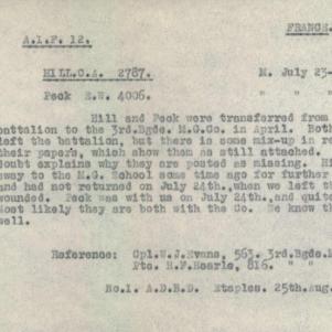 Soldier packet page