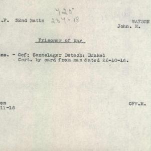 Soldier packet page