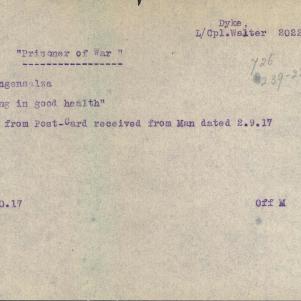 Soldier packet page